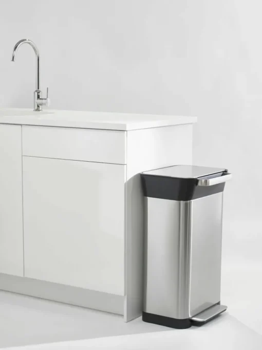Abfalleimer Titan mit integrierter Abfallpresse, 30 L