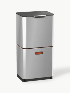 Abfalleimer Totem mit separater Recycling-Einheit, 2 x 30 L