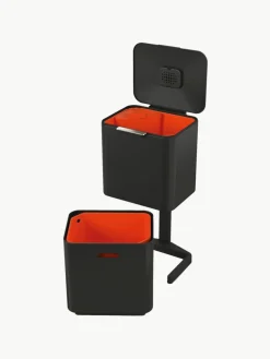 Abfalleimer Totem mit separater Recycling-Einheit, 2 x 30 L