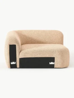 Abgerundetes Eckmodul Wolke aus Bouclé