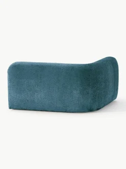 Abgerundetes Eckmodul Wolke aus Teddy-Bouclé
