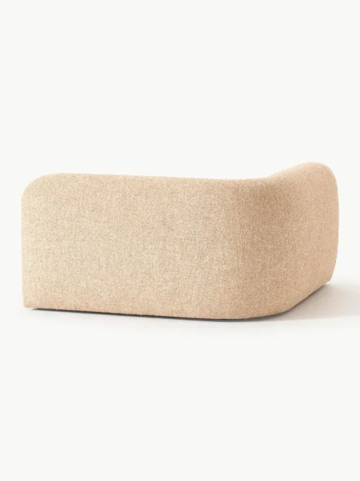 Abgerundetes Eckmodul Wolke aus Bouclé
