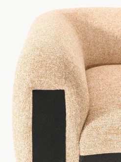 Abgerundetes Eckmodul Wolke aus Bouclé