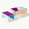 Aufbewahrungsboxen Lacy aus Acrylglas, 2er-Set