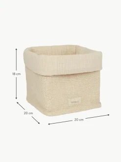 Aufbewahrungskorb Wabi Sabi aus Bio-Baumwolle