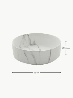 Aufsatzwaschbecken Klimt aus Keramik, Ø 36 cm