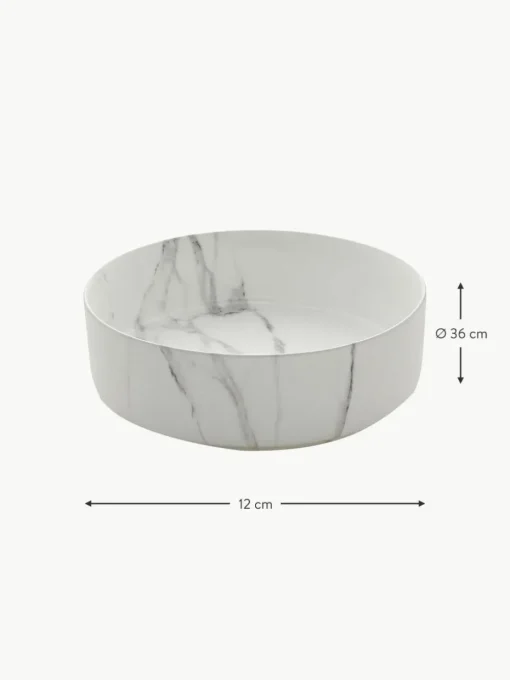 Aufsatzwaschbecken Klimt aus Keramik, Ø 36 cm