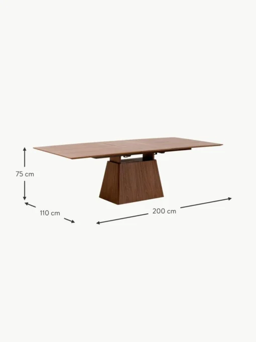 Ausziehbarer Esstisch Benvenuto, 200 - 250 x 110 cm