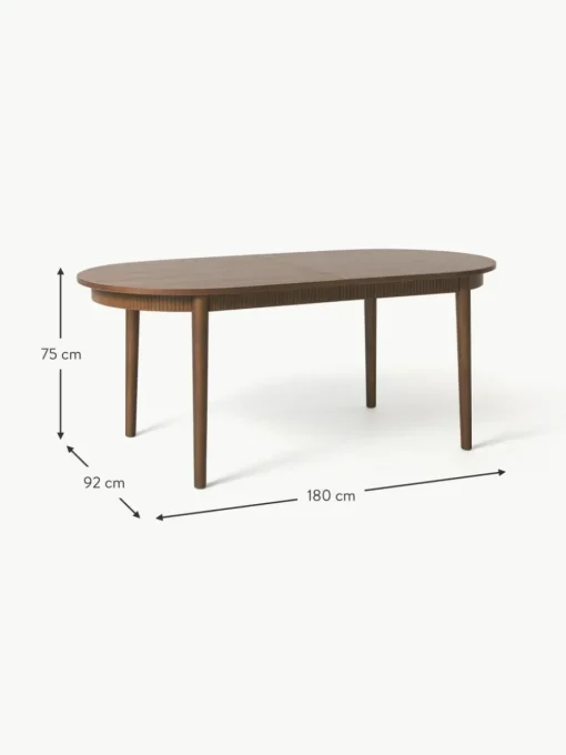 Ausziehbarer Esstisch Calary, 180 - 230 x 92 cm