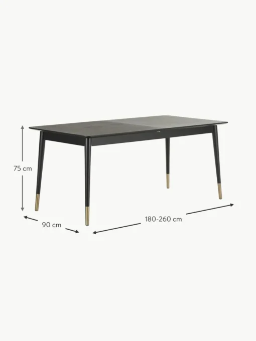 Ausziehbarer Esstisch Fenwood, 180 - 260 x 90 cm