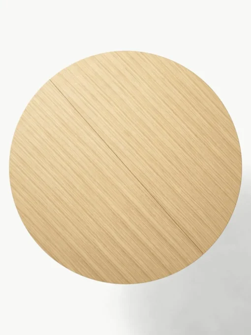 Ausziehbarer Esstisch Filo mit Rillenstruktur, 120 - 160 x 75 cm