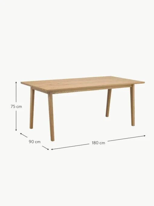 Ausziehbarer Esstisch Melfort, 180 - 280 x 90 cm