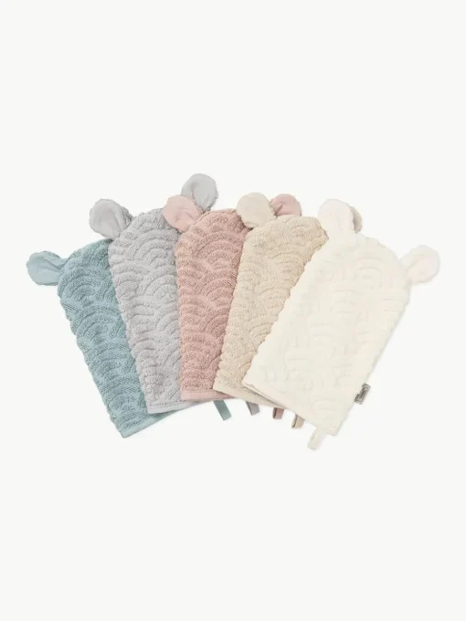 Baby-Waschhandschuh Wave aus Bio-Baumwolle