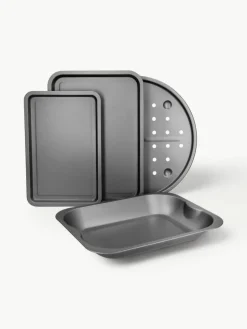 Backbleche KitchenCraft mit Antihaft-Beschichtung, 4er-Set