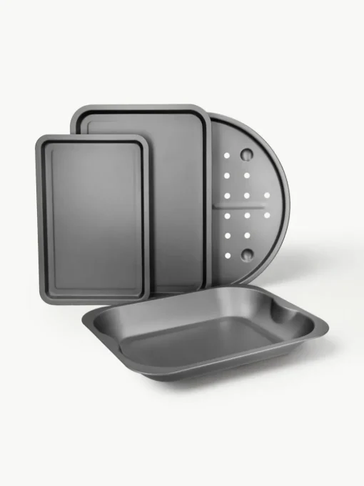 Backbleche KitchenCraft mit Antihaft-Beschichtung, 4er-Set