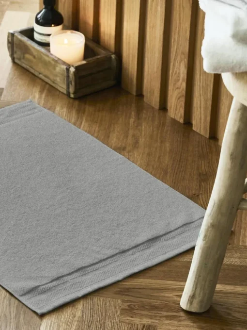Badematte Premium aus Bio-Baumwolle, rutschfest