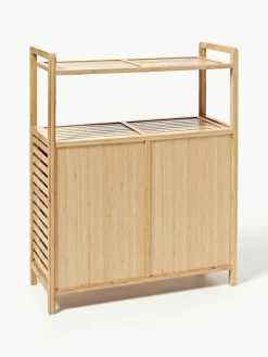 Badregal Kit aus Bambus mit Wäschekörben