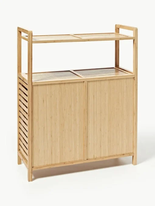 Badregal Kit aus Bambus mit Wäschekörben
