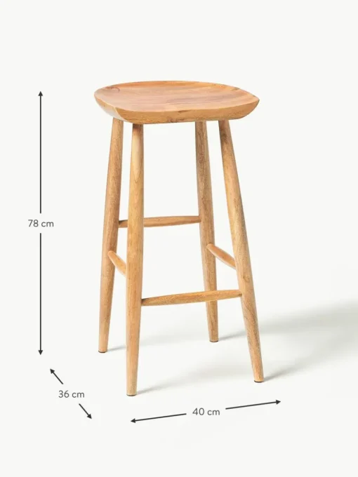 Barhocker Nino aus Mangoholz