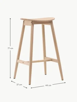 Barhocker Orust aus Gummibaumholz