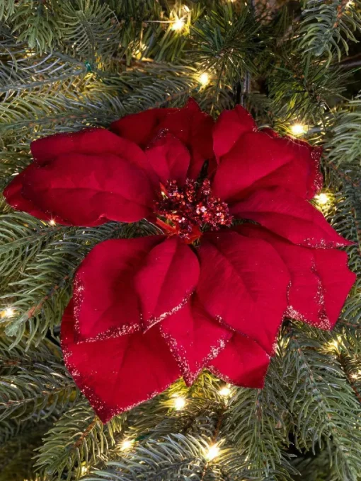 Baumanhänger Poinsettia, 2 Stück
