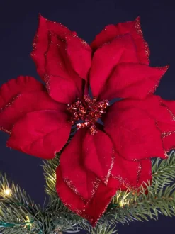 Baumanhänger Poinsettia, 2 Stück