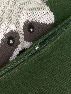 Baumwoll-Kissenhülle Buddy mit winterlichem Motiv