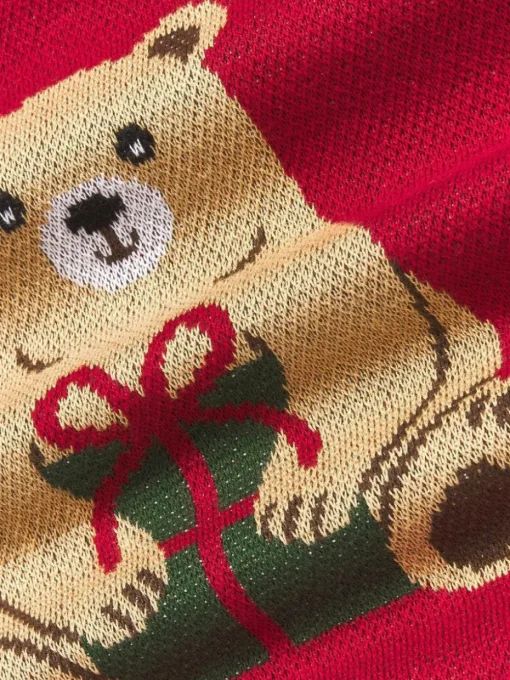 Baumwoll-Kissenhülle Buddy mit winterlichem Motiv