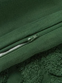 Baumwoll-Kissenhülle Nira mit winterlichem Motiv