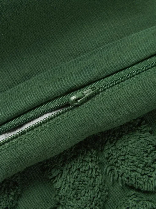 Baumwoll-Kissenhülle Nira mit winterlichem Motiv