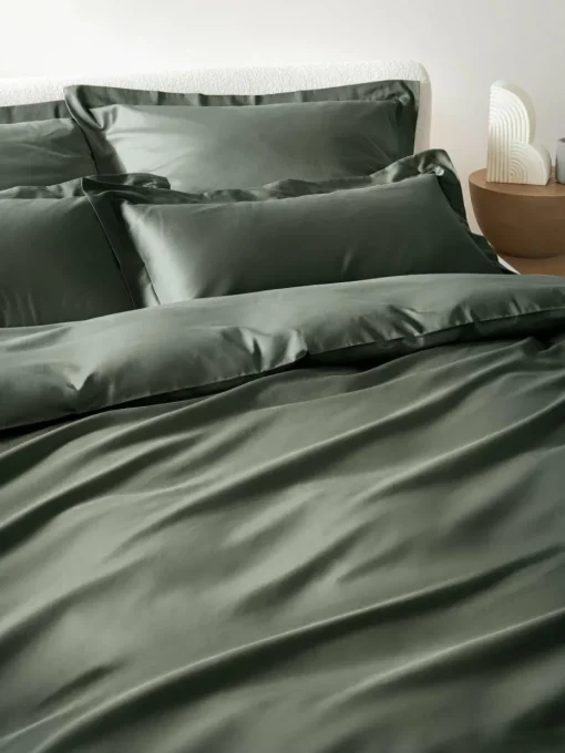 Baumwollsatin-Bettdeckenbezug Premium