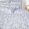 Baumwollsatin-Bettdeckenbezug Hurley mit Jacquard-Muster