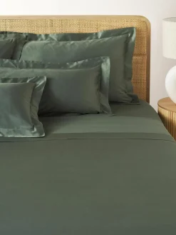 Baumwollsatin-Betttuch Premium