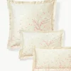 Baumwollsatin-Kopfkissenbezug Sakura mit Blumen-Print