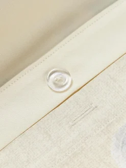 Baumwollsatin-Kopfkissenbezug Flori mit Blumen-Print