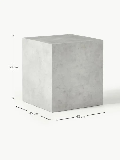 Beistelltisch Lesley in Beton-Optik