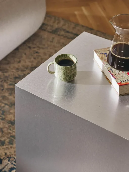 Beistelltisch Lesley in Metall-Optik