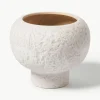 Übertopf Elm aus Steingut, H 24 cm