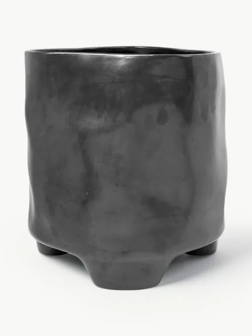 Übertopf Esca aus Steinzeug, H 36 cm