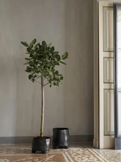 Übertopf Esca aus Steinzeug, H 36 cm