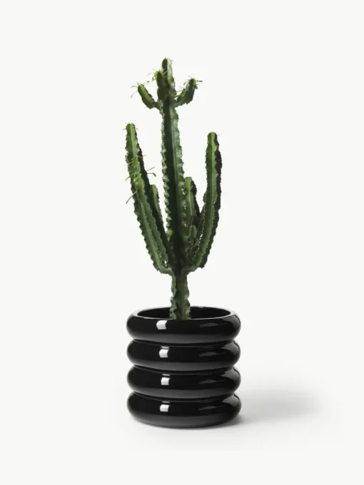 Übertopf Rudi aus Steinzeug, H 30 cm