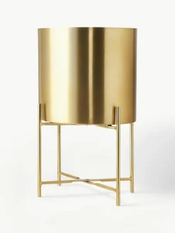 Übertöpfe Mina aus Metall, 2er-Set