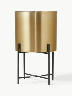 Übertöpfe Mina aus Metall, 2er-Set