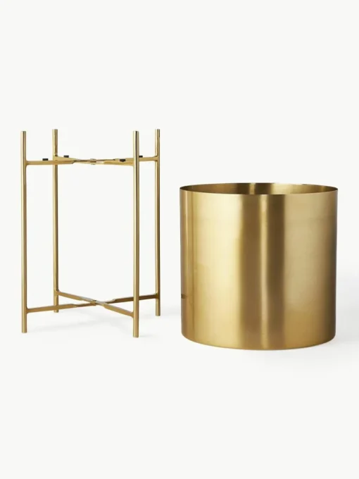 Übertöpfe Mina aus Metall, 2er-Set