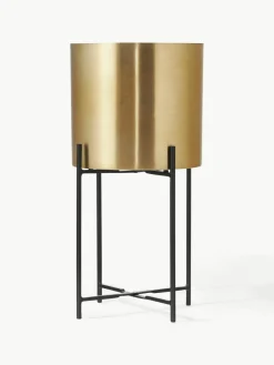 Übertöpfe Mina aus Metall, 2er-Set