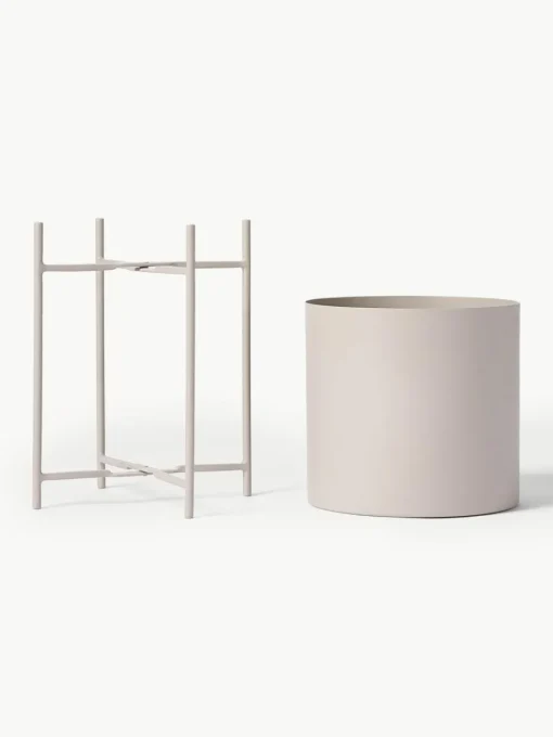 Übertöpfe Mina aus Metall, 2er-Set