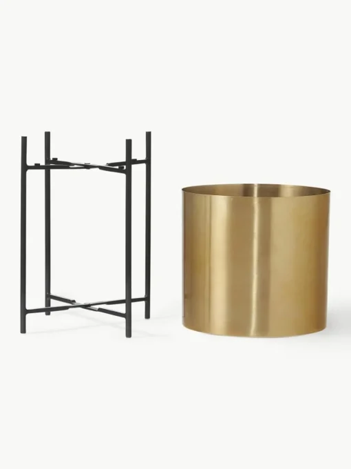 Übertöpfe Mina aus Metall, 2er-Set