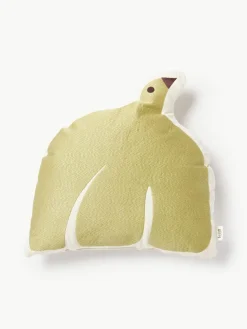 Besticktes Kissen Swif Bird aus Bio-Baumwolle