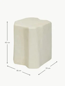 Beton-Sitzhocker Staffa in organischer Form