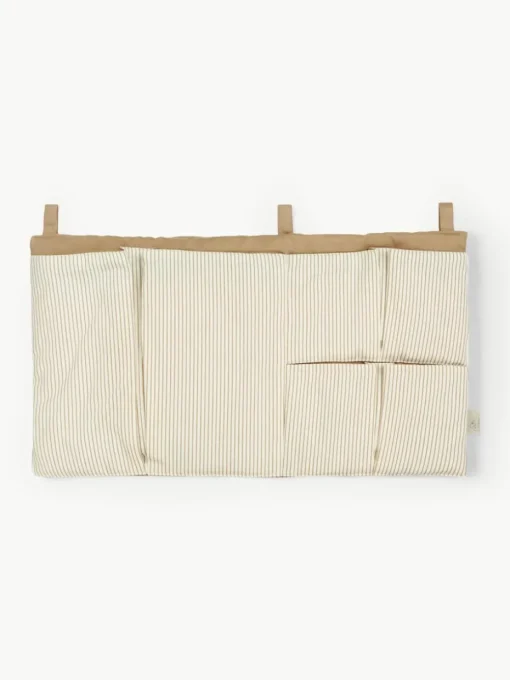 Betttasche Camel aus Bio-Baumwolle